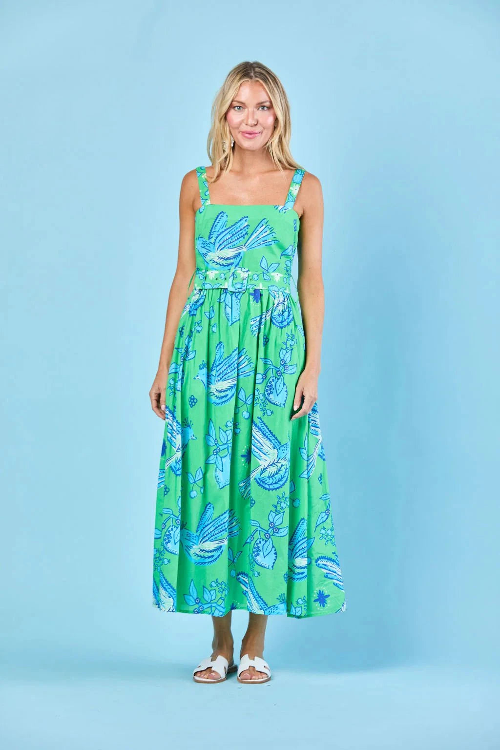 Sheridan French Dress San Miguel Dress in Maritime Songbird