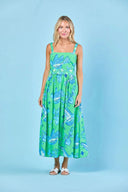 Sheridan French Dress San Miguel Dress in Maritime Songbird