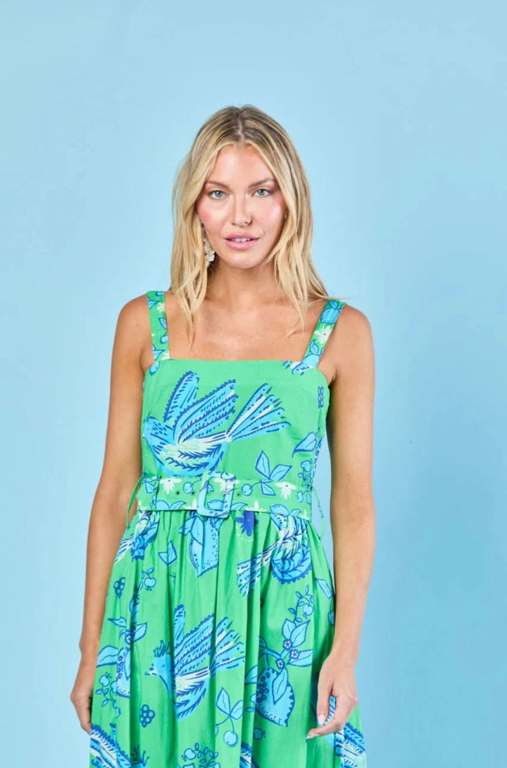 Sheridan French Dress San Miguel Dress in Maritime Songbird
