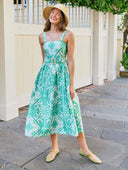 Sheridan French Dress San Miguel Dress in Meadow Zellige Tile