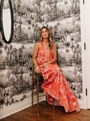 Sheridan French Dress Sheridan French | Tessa Dress in Coral Monkey