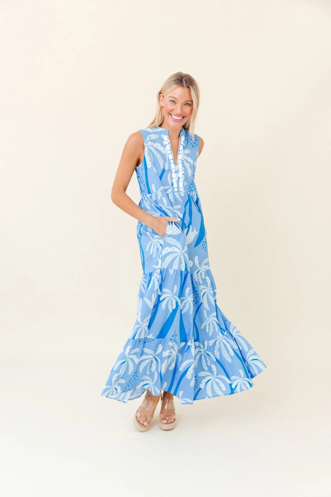 Sheridan French Dress Tessa Dress in Carolina Palm