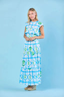 Sheridan French Skirt Gardenia Skirt in Sky Picnic