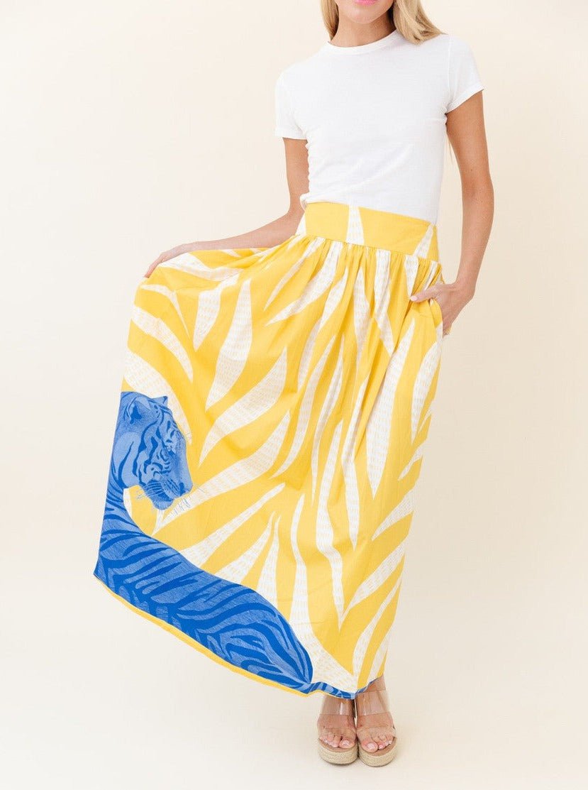 Sheridan French Skirt Lilian Skirt in Limoncello Tigress