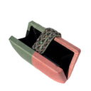 Simitri Clutch Guava Braided Fringe Clutch