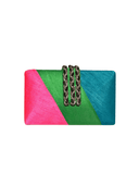 Simitri Clutch Jeweled Braided Fringe Clutch
