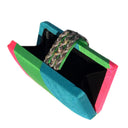 Simitri Clutch Jeweled Braided Fringe Clutch