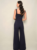 Simona Dress The Cruise Croptop in Navy Blue