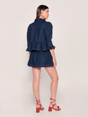 Simona Jacket Leonor Bengal Denim Jacket in Indigo