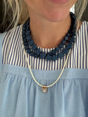 Smith and Co Design Necklace Blue Small Star Necklace in Navy