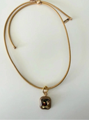 Smith and Co Design Necklace One Size / Tan Aurora Pendant Necklace in Tan