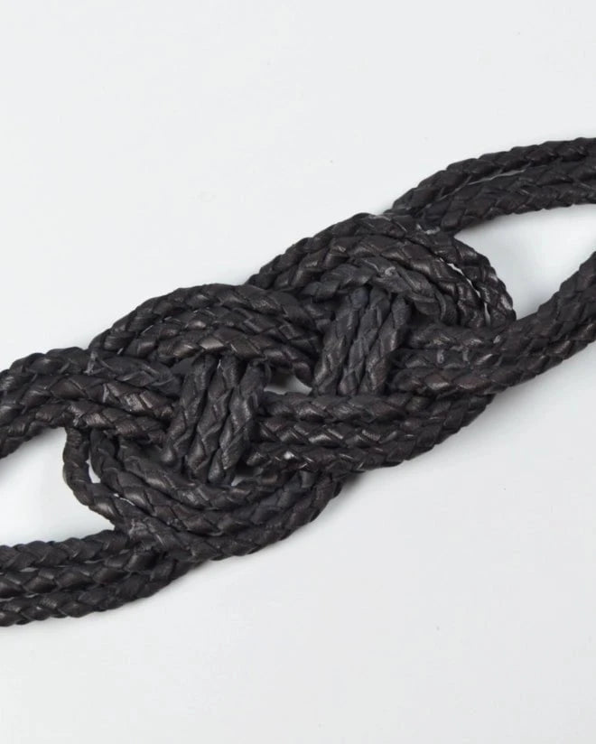 STUDIO CALEIDOSCOPE Belt Black Safaa Wrap Belt