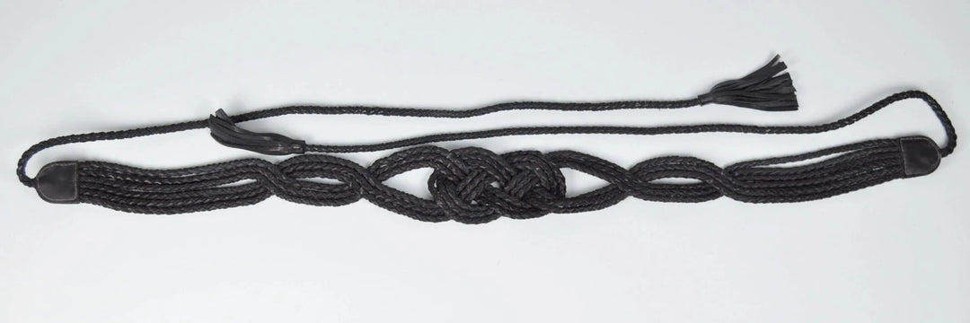 STUDIO CALEIDOSCOPE Belt Black Safaa Wrap Belt