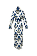 SUE SARTOR Dress Marrakech Kaftan | French Blue SUE SARTOR Marigold