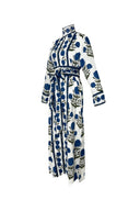 SUE SARTOR Dress Marrakech Kaftan | French Blue SUE SARTOR Marigold
