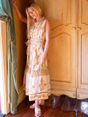 SUE SARTOR Dress Sleeveless SUE SARTOR Flounce | Chino SUE SARTOR Marigold