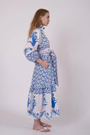 SUE SARTOR Dress SUE SARTOR Flounce | Cerulean Tulip