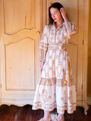SUE SARTOR Dress SUE SARTOR Flounce | Chino SUE SARTOR Marigold