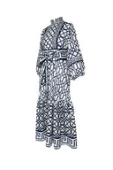 SUE SARTOR Dress SUE SARTOR Flounce | Navy Bamboo