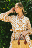 SUE SARTOR Dress SUE SARTOR Flounce | Rattan Scallop Shell