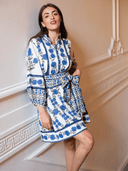 SUE SARTOR Dress SUE SARTOR Flounce Shorty | French Blue SUE SARTOR Marigold