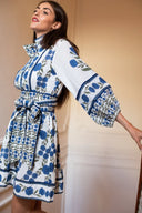 SUE SARTOR Dress SUE SARTOR Flounce Shorty | French Blue SUE SARTOR Marigold