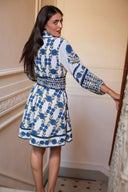 SUE SARTOR Dress SUE SARTOR Flounce Shorty | French Blue SUE SARTOR Marigold