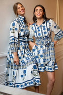 SUE SARTOR Dress SUE SARTOR Flounce Shorty | French Blue SUE SARTOR Marigold