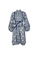 SUE SARTOR Dress SUE SARTOR Flounce Shorty | Navy Bamboo