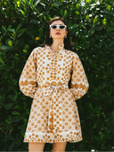 SUE SARTOR Dress SUE SARTOR Flounce Shorty | Rattan Scallop Shell