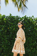 SUE SARTOR Dress SUE SARTOR Flounce Shorty | Rattan Scallop Shell
