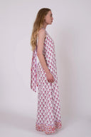 SUE SARTOR Dress Tibi Dress | Cassis/Lavender Victorian Frieze