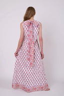 SUE SARTOR Dress Tibi Dress | Cassis/Lavender Victorian Frieze