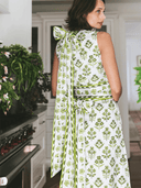 SUE SARTOR Dress Tibi Dress | Chartreuse/Sage Provence