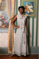 SUE SARTOR Dress Tibi Dress | Lavender/Pistachio Vintage Poppy