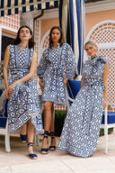 SUE SARTOR Dress Tibi Dress | Navy Bamboo