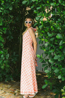 SUE SARTOR Dress Tibi Dress | Pink / Coral Scallop