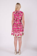 SUE SARTOR Dress Tibi Mini Dress | Fuchsia Azalea