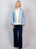 SUE SARTOR Jacket Suzani Blouson Jacket | Baby Blue