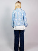 SUE SARTOR Jacket Suzani Blouson Jacket | Baby Blue