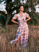 SZ Blockprints Dress Emily Dress in Tartan Print