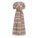 SZ Blockprints Dress Emily Dress in Tartan Print