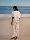 SZ Blockprints Pants Disco Pant in Big Geranium Print