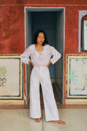 SZ Blockprints Pants Disco Pant in Gold