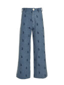 SZ Blockprints Pants Disco Pant in Thin Stripe / Small Paisley