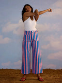 SZ Blockprints Pants Painter Pant in Double Thick Stripe