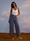 SZ Blockprints Pants Painter Pant in Gingham Print