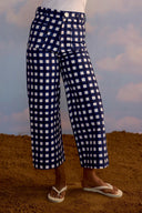 SZ Blockprints Pants Painter Pant in Gingham Print