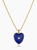 Thatch Necklace Malene Lapis Heart Rope Necklace