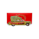 The First Snow Card Holiday Tree Station Wagon Christmas Greeting Card